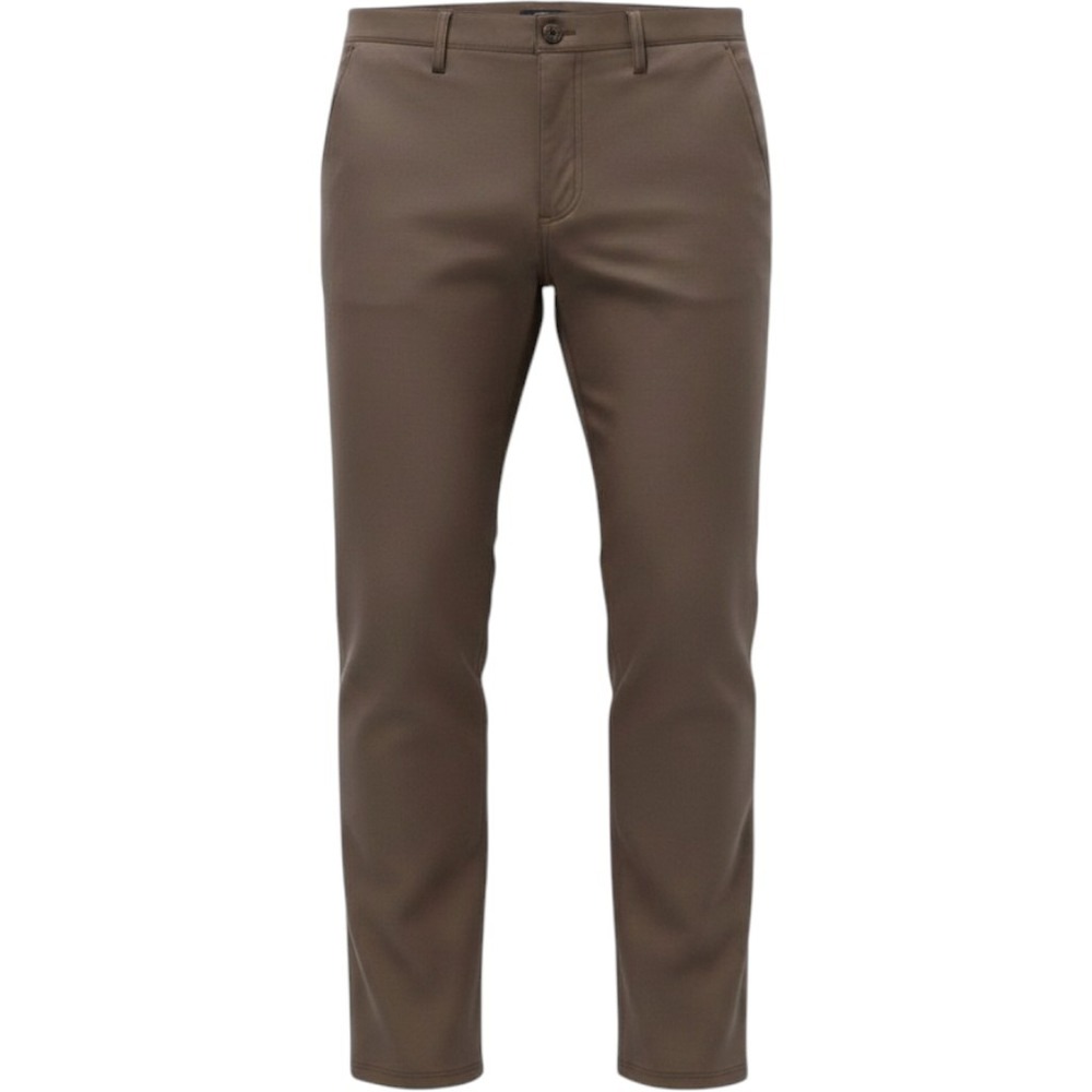 Lands' End Men's Traditional Fit Brown Casual Chinos Pants Size 36 Straight Leg